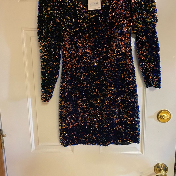zara black gold sequin dress Zara | Dresses | Zara New Black And Gold Sequin Party Dress